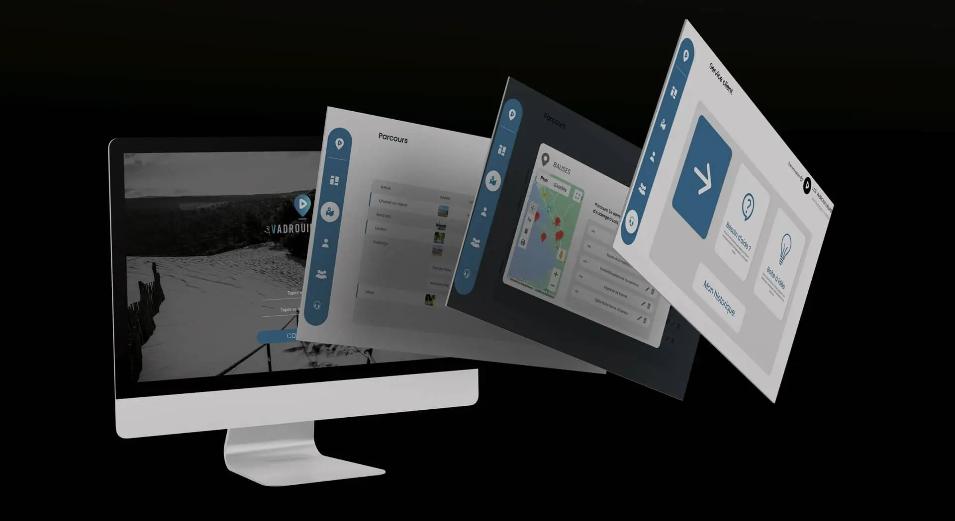 développement d'une plateforme de création de parcours