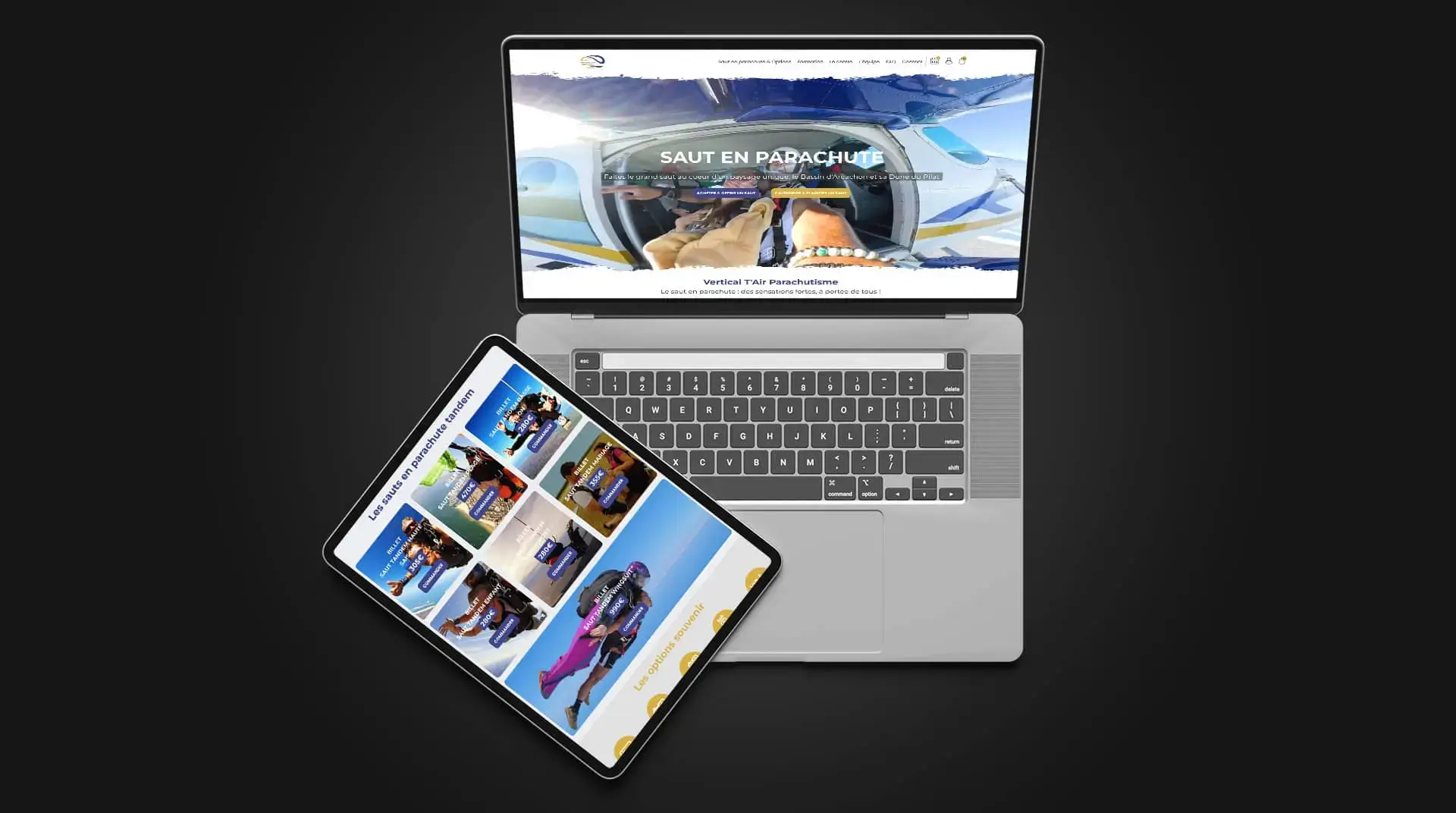 développement d'une plateforme de réservation pour une société de loisirs