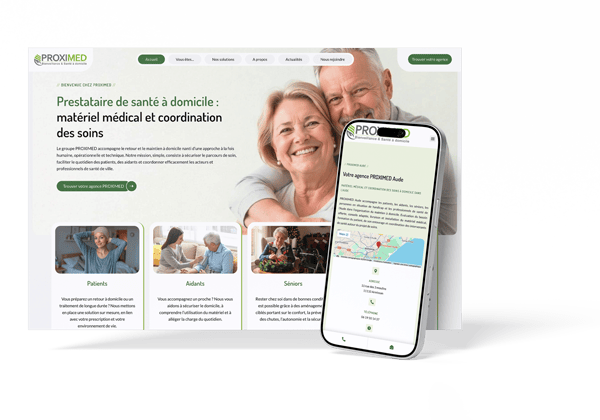 Création de site internet pour Professionnels de santé
